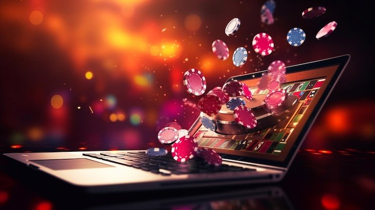 Tim operasi platinumslot di pusat data dengan monitor streaming kasino langsung